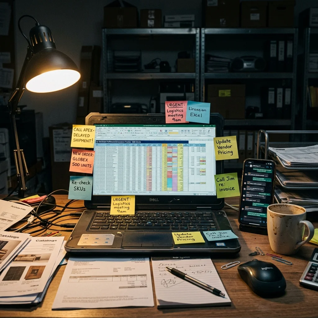 Caos operativo con Excel y WhatsApp